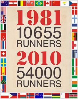no. of runners by peter blake by wychwood deli