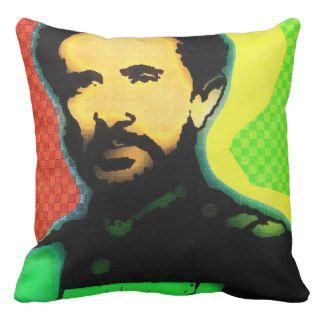 Emperor Haile Selassie Throw Pillow