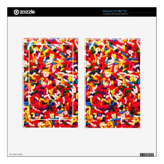Colorful Candy Sprinkles Kindle Fire Skin