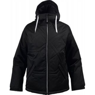 Burton TWC Puffaluffagus Jacket True Black/White w/ Burton Apres Pants Sky Apres Plaid jacket pkg 862