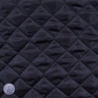 Quilted Padded Lining Black