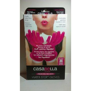 Casabella Premium Water Stop Gloves, Medium 1pr   Latex Gloves