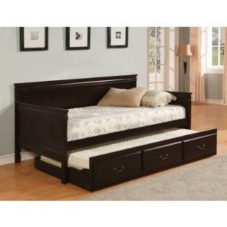 Roberta Daybed with Trundle Finish Espresso Home & Kitchen