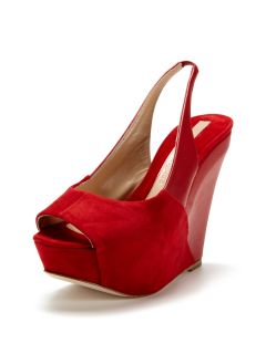 Suede Leather Combo Slingback by Narciso Rodriguez