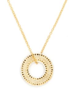 Beaded Open Circle Necklace by Anna Beck Jewelry