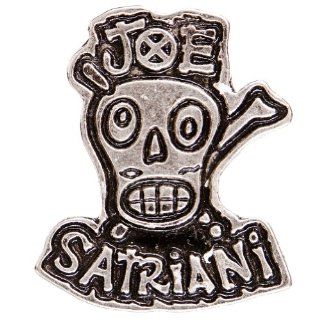 Joe Satriani   Unisex adult Joe Satriani   Skull & Crossbones   Pin Silver   Brooches And Pins