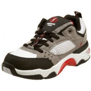 Heelys Men's Pro Series Skate Shoe, Gray/White/Red, 12 M US Clothing
