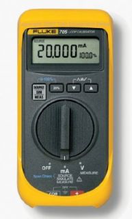 Fluke 705 Loop Calibrator, 28V Voltage, 24mA Current, 0.025 percent Accuracy Process Calibrators