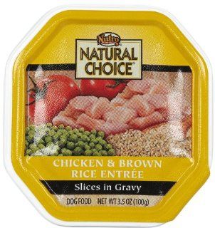 Nutro Natural Choice Chicken & Brown Rice Entree   24 x 3.5 oz  Canned Wet Pet Food 