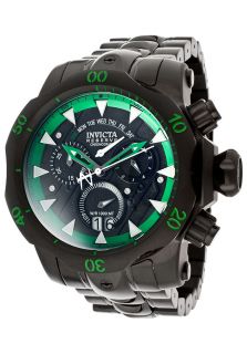 Invicta 1603  Watches,Mens Venom/Reserve Chronograph Black Dial Black Ion Plated Stainless Steel, Chronograph Invicta Quartz Watches
