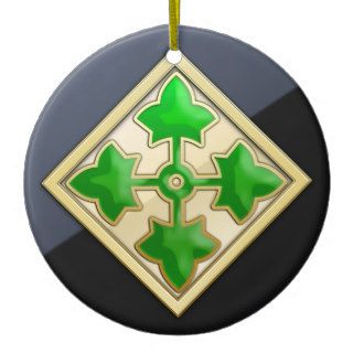 4th Infantry Division [CSIB] Ornaments