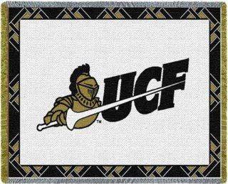 UCF University of Central Florida Throw Blanket Woven Afghan Tapestry 69 x 48   Sports Fan Throw Blankets