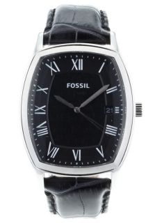Fossil FS4742  Watches,Mens Ansel Black Dial Black Leather, Casual Fossil Quartz Watches