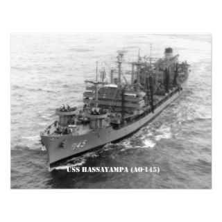 USS HASSAYAMPA (AO 145) CUSTOM INVITE