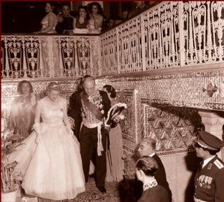 Queen Soraya Esfandiary Bakhtiari Wedding gusts, 2nd wife of Mohammad Reza Shah Pahlavi 1951, Vintage Old Photo # 02   Photographs