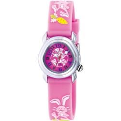 Activa Juniors Light Pink Rubber With Rabbit Design Watch Activa Girls' Watches