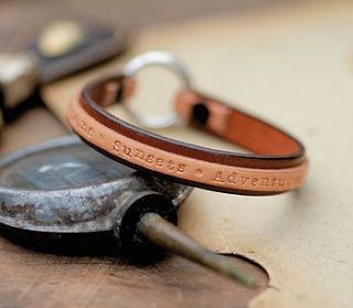 nude tan urban ranch loop bracelet by joulberry