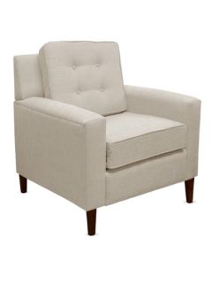 Retro Armchair in Linen by Platinum Collection by SF Designs