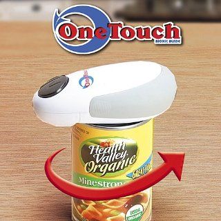 Hands Free One Touch Can Opener II  Leaves No Sharp Edges Kitchen & Dining