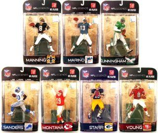 NFL Football Legends series 5 Action Figure set of 7 Figures by McFarlane Toys   MINT Condition Toys & Games