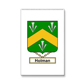 Holman Family Crest Calendars