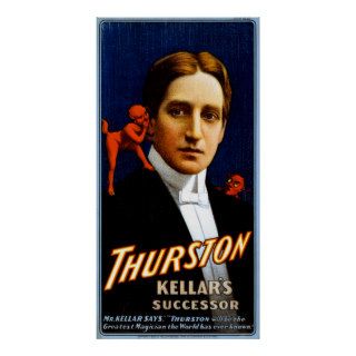 Vintage Thurston The Magician ~ Little Devil Poster