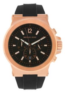 Michael Kors MK8184  Watches,Mens Black Dial Black Rubber, Casual Michael Kors Quartz Watches