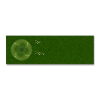 Lucky in Love Clover & Hearts Fractal Business Card Templates