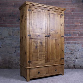 solid wood gentlemen's wardrobe by h&f