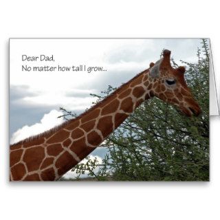 Father's Day Giraffe Card