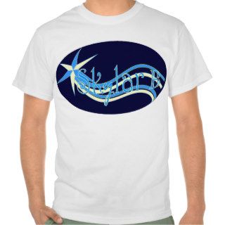 Skylar B Blue Star Alternate Logo T shirts