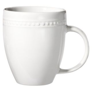 Threshold™ Round Beaded Mug Set of 4   White