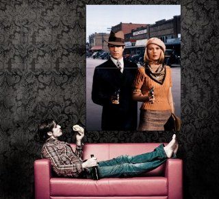 XD6753 Bonnie and Clyde Warren Beatty Faye Dunaway Outlaw HUGE GIANT WALL POSTER   Prints
