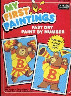 Craft House My First Paintings Teddy Bears Paint By Number Kit Toys & Games