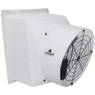Schaefer Exhaust Fan — 24in., 7200 CFM, 1/2 HP, 115/230 Volt, Model# PFM2400-1A  Flush Mount Fans