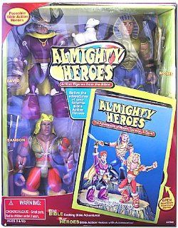 Almighty Heroes Action Figures From the Bible Toys & Games
