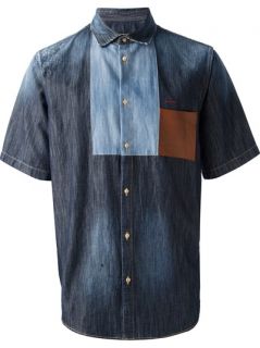 Dsquared2 Patchwork Denim Shirt   Elite