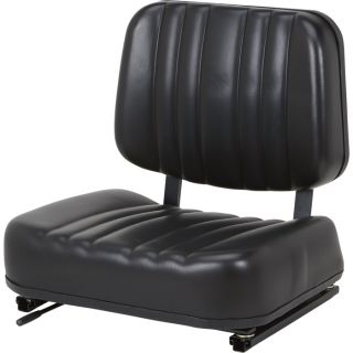 Universal Cushioned Seat – Black, Model# 8030  Forklift   Material Handling Seats