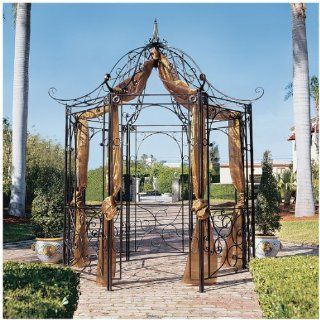 French Architectural Steel Home Garden Canopy Gazebo   Home Decor Gift Packages