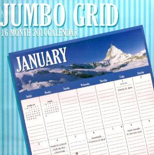 2010 Jumbo Grid Wall Calendar  At A Glance Big Grid Wall Calendars 