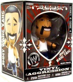 WWE Wrestling Vinyl Aggression 3 Inch Figure Series 4 Jimmy Wang Yang Toys & Games