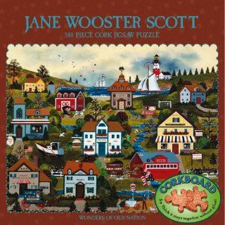 550 Piece Jane Wooster Scott Cork Wonders of Our Nation Toys & Games