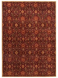 Transitional Oriental Pattern Red /Orange Wool Tufted Rug  ( 2x3 ) by Jaipur Rugs