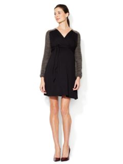 Sweater Front Tie Dress by Maternal America