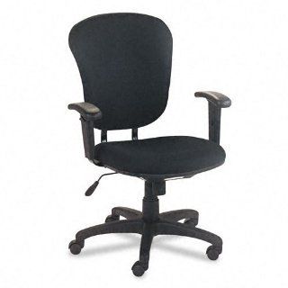 New basyx VL620VA10   VL600 Series Mid Back Swivel/Tilt Task Chair, Black   BSXVL620VA10 
