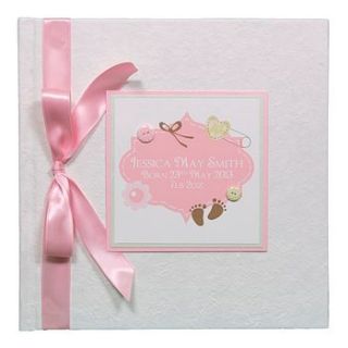 personalised baby charms photo album by dreams to reality design ltd