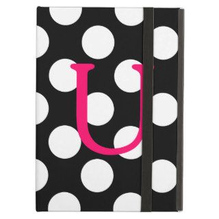 Pink Letter U iPad Covers