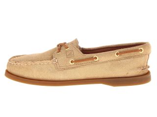 Sperry Top Sider A O 2 Eye Gold Sparkle Suede