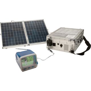 Wagan Solar e Power Case 450 Power Inverter/Solar Generator — 450 Watts, Model# G29312 - L  Portable Power Solutions