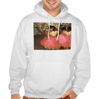 Degas Dancers in Pink Hoodie